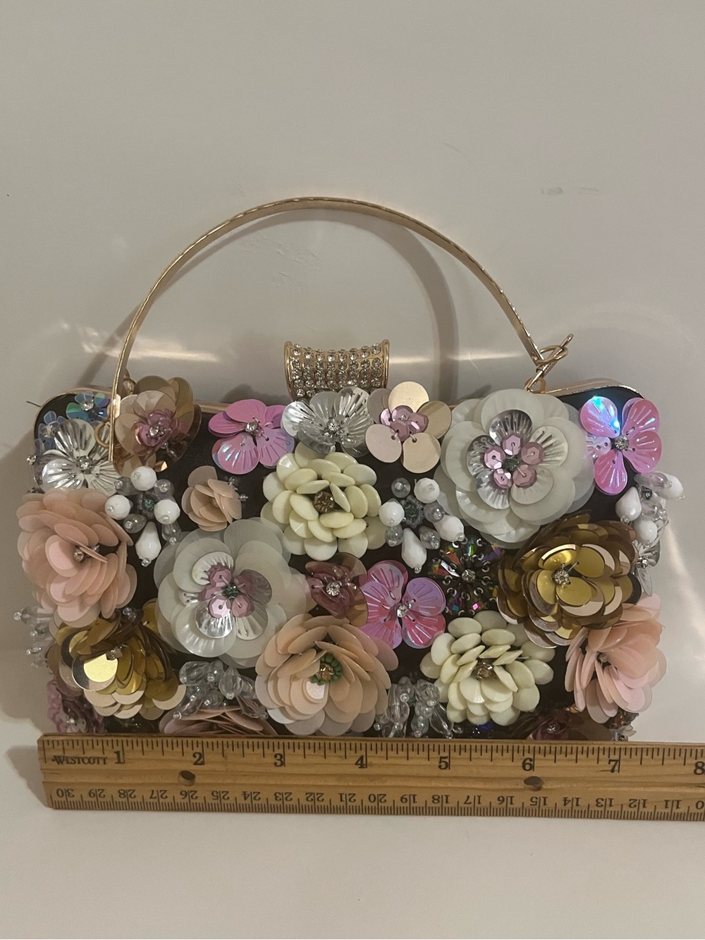 Floral Clutch Purse - Picture 7 of 8